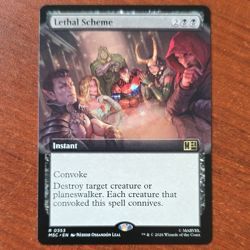 Magic: The Gathering Lethal Scheme Rare Borderless Eng 0353 Marvel - Image 1