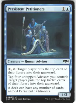 Persistent Petitioners 44 Ravnica Allegiance RNA C MTG Magic The Gathering C LP - Image 1