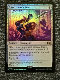 FOIL Swordsman's Steel - Marvel Super Heroes Commander - NM - Image 1
