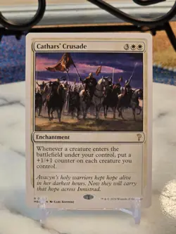 MTG Cathars' Crusade (White Border) Mystery Booster 2 Regular LP - Image 1
