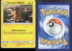 DETECTIVE PIKACHU - SM194 HOLO P SUN & MOON PROMO POKEMON HOLO NM/M - Image 1