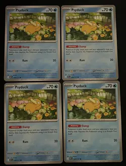 4x Psyduck 039/217 ME: Ascended Heroes Pokemon TCG Playset x4 NM - Image 1