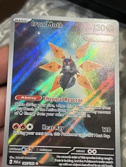 Iron Moth - 187/182 - Pokemon Paradox Rift Illustration Rare Card - Image 3