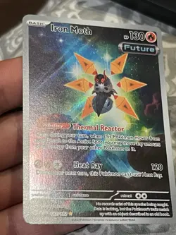 Iron Moth - 187/182 - Pokemon Paradox Rift Illustration Rare Card - Image 5