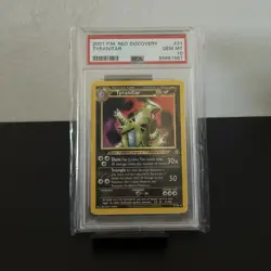 2001 POKEMON NEO DISCOVERY #31 TYRANITAR PSA 10 - Image 1