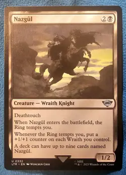 MTG Lord Of The Rings Nazgul 332 Uncommon Regular Single Card Creature - Image 1