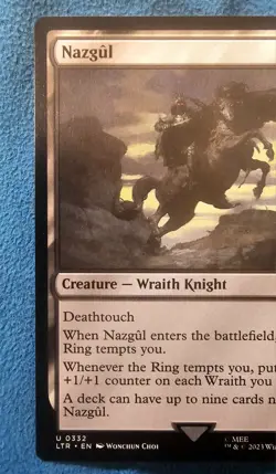 MTG Lord Of The Rings Nazgul 332 Uncommon Regular Single Card Creature - Image 4