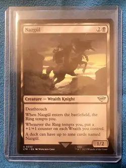 MTG Lord Of The Rings Nazgul 332 Uncommon Regular Single Card Creature - Image 5