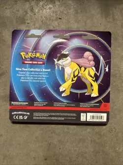 ⭐Pokemon Mega Evolution & Phantasmal Flames Blister 2Pack Raikou Promo Coin⭐ - Image 2