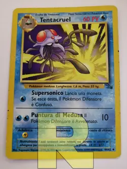 Tentacruel ® Fossil 44/62 ® Non Comune ® Pokemon ® Italiano ® Good - Image 4