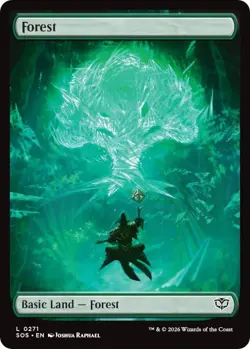 Forest Foil 271 Secrets of Strixhaven Magic the Gathering Near Mint - Image 1