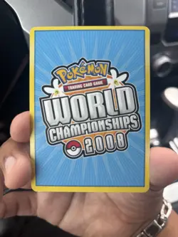 Pokemon Mew 2008 World Championships Non-Holo Gold Star Delta Species LP - Image 2