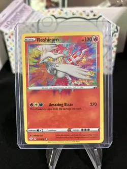 Reshiram Basic HP 120 #17/72 Foil Pokemon 2021 Card - Pack Fresh New - Image 1