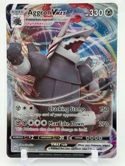 Aggron Vmax - 097/172 - Ultra Rare - Brilliant Stars - Pokemon Card - NM/M - Image 1