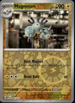 Magneton 082/165 Uncommon 151 Pokemon Reverse Holo Near Mint - Image 1