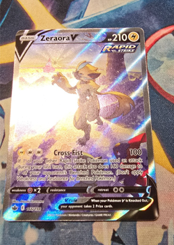 Pokemon Zeraora V 166/198 SWSH06 Chilling Reign - Alternate Art - NM - Image 3