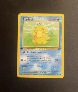 Pokemon Card - Psyduck Team Rocket 65/82 Common 1st Edition - Image 1