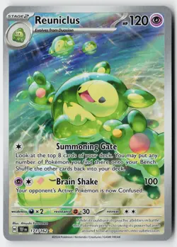 Pokemon Reuniclus - 171/162 - Illustration Rare Temporal Forces Holo NM - Image 1