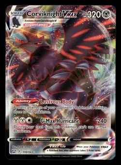 Corviknight Vmax - 110/163 - Ultra Rare - Battle Styles - Pokemon Card - NM/M - Image 1