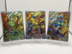 Pokemon First Partner Illustration Collection Series 2 Johto Starters - Image 1