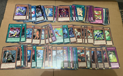 Joblot Bundle Of 100x Mixed Rare ONLY Yugioh Trading Cards - Image 1
