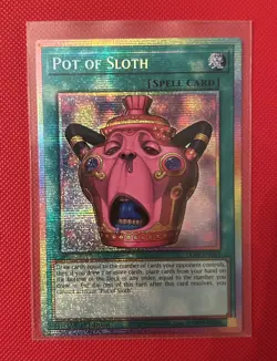 CORI-EN061 Pot of Sloth : Starlight Rare Card : 1st Edition : YuGiOh TCG - Image 1