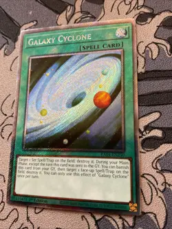 Yugioh Galaxy Cyclone RA04-EN250 1st Edition Platinum Secret Rare NM - Image 4