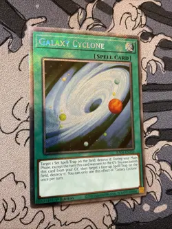 Yugioh Galaxy Cyclone RA04-EN250 1st Edition Platinum Secret Rare NM - Image 5