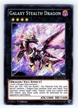 Yugioh Galaxy Stealth Dragon DRL3-EN030 Secret Rare - NM 💎 - Image 1