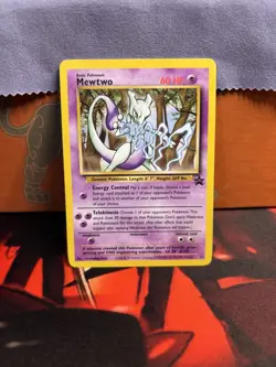 Mewtwo Black Star Promo #12 Vintage Pokemon 2000 PL Christopher Rush WoTC - Image 1