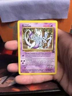 Mewtwo Black Star Promo #12 Vintage Pokemon 2000 PL Christopher Rush WoTC - Image 3