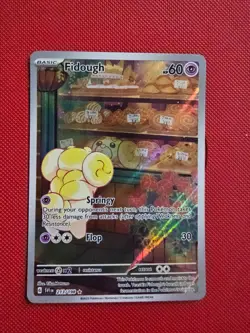 Pokemon TCG Fidough Scarlet & Violet Base Set 213/198 Holo Illustration Rare - Image 1