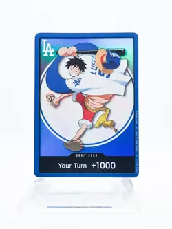 2026 ONE PIECE LOS ANGELES DODGERS MONKEY D LUFFY DON CARD PROMO SHIPS NEXT DAY - Image 1