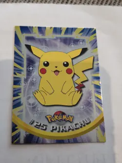 Topps Pokemon TV Animation Edition Pikachu #25 Non-Sport Trading Card 1999 EN - Image 1