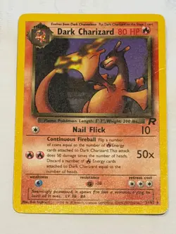 Pokemon TCG Dark Charizard 21/82 Non-Holo Rare Team Rocket 2000 - MP/HP - Image 1