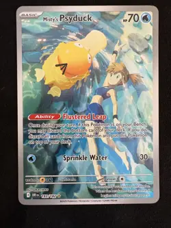 Mistys Psyduck Card 193/182 Destined Rivals Series Grade Worthy Mint Condition - Image 1