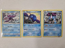 Kyogre & Suicune 53/236 Kyogre Nm, Others HP. Pokemon Card Bundle - Image 1