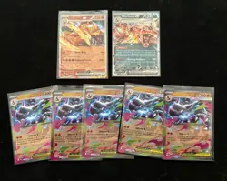 Pokemon TCG - Mega Charizard EX/Charizard EX - 7 Card Bundle NM - Image 1
