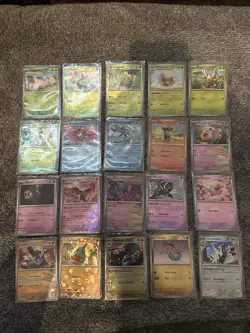 41x Prismatic Evolution Pokeball Reverse Holo Pokemon Card Bundle - Image 1