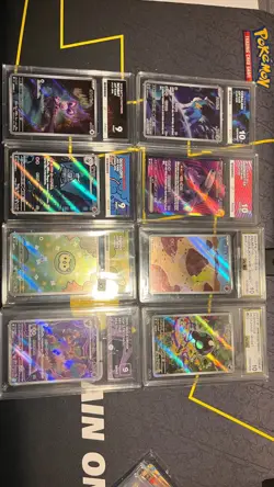 Pokemon Graded Card Slab Bundle Ace Grading, PokeGrade, AGS - Image 1