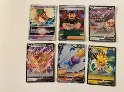 Pokemon TCG Card Bundle Rare Judge Full Art Various V Cards - Image 1