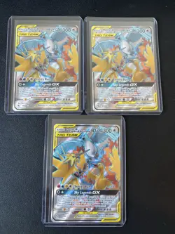 Pokemon TCG Moltres & Zapdos & Articuno Card GX 66/68 Hidden Fates - Bundle Of 3 - Image 1