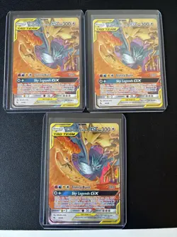 Pokemon TCG Hidden Fates Moltres/Zapdos/Articuno Card 44/68 - Bundle Of 3 - Image 1