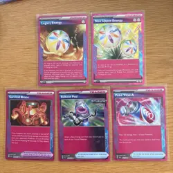 5x Pokemon TCG Ace Spec Card Bundle Legacy/Neo Upper Energy NM - Image 1