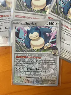 Pokemon TCG Hop's Snorlax Journey Together Holo Rare Card 117/159 Super Bundle - Image 2