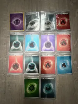 Pokemon TCG Holo Energy Card Bundle of 14 Mixed sets - Image 1