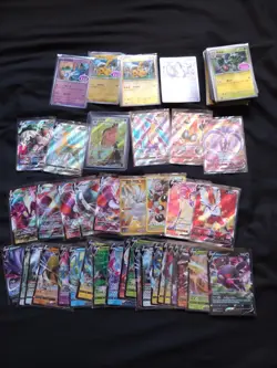 Pokemon Card Bundle Including Full Arts/Golds/Vmax/V's - Image 1