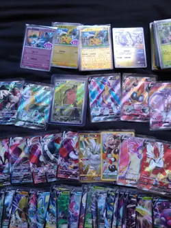Pokemon Card Bundle Including Full Arts/Golds/Vmax/V's - Image 3