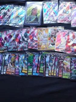 Pokemon Card Bundle Including Full Arts/Golds/Vmax/V's - Image 4