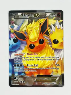 Flareon EX Full Art RC28/RC32 Generations Radiant Collection Pokemon Card - NM - Image 2